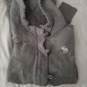 Vintage Abercrombie & Fitch Women's Hooded Toggle Jacket